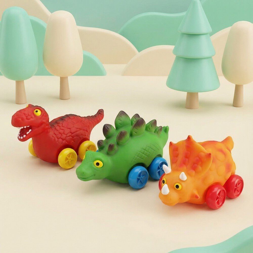 Pack Juguetes Autos De Dinosaurios Para Ni&ntilde;os image number 0.0