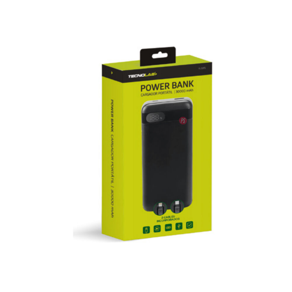 Power Bank 30000mah 22.5w Carga R&aacute;pida Negro - Ps image number 3.0