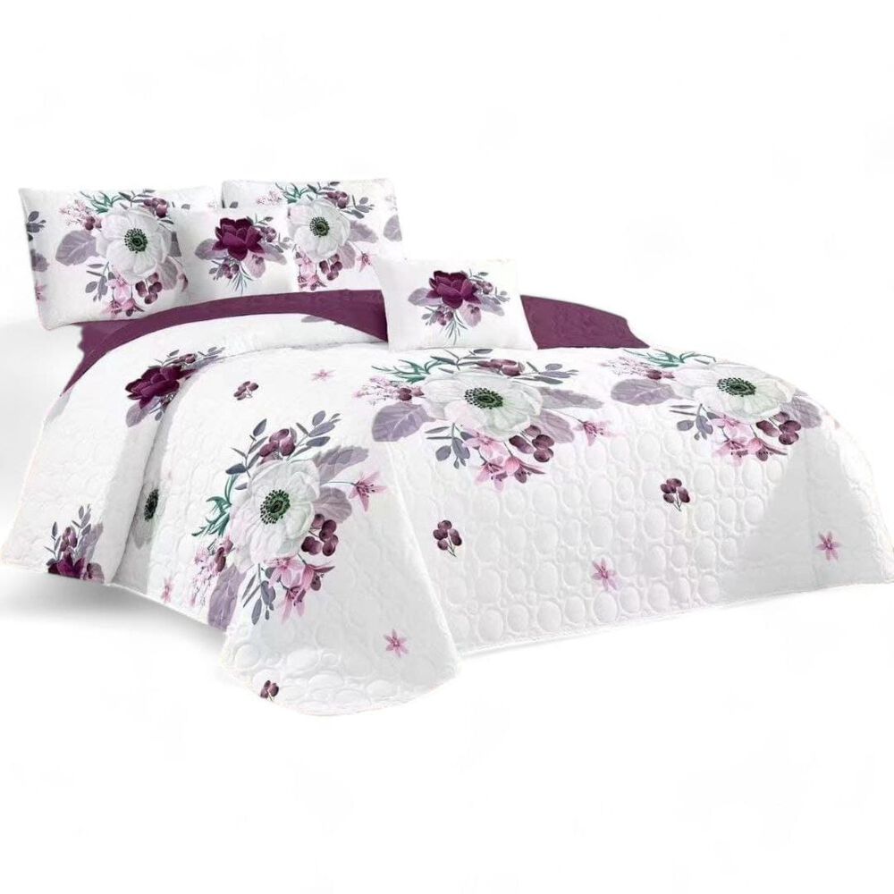 Colcha Para Cama De 2 Plazas Cobertor 230cm X 250cm Quilt De Verano Cubrecama Estampados image number 0.0