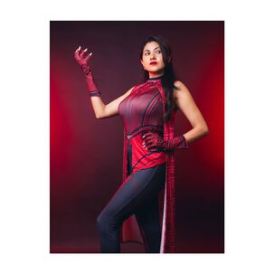 Disfraz Cosplay Bruja Escarlata De Wanda Visi&oacute;n Marvel