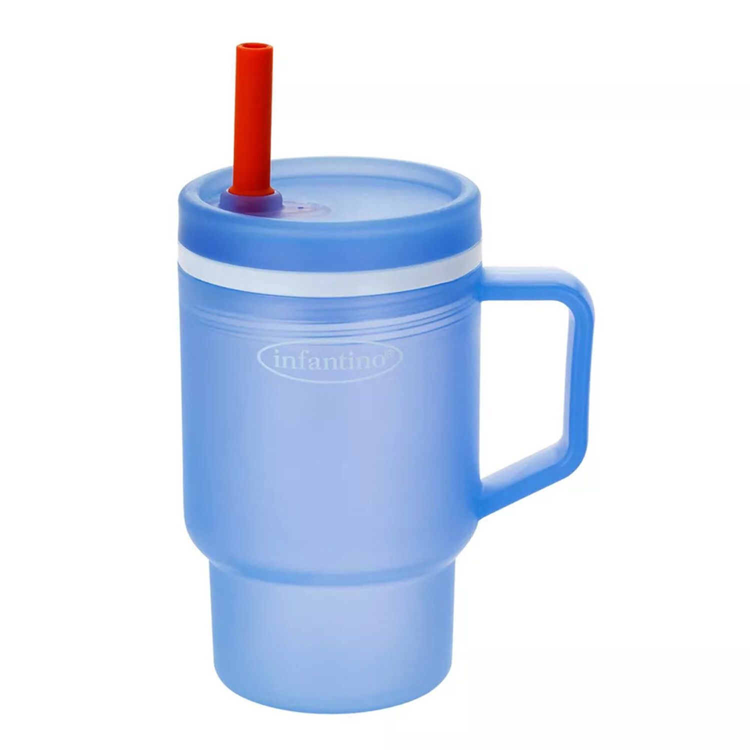 Vaso Antiderrame Con Bombilla My 1st Tumbler 266ml Azul image number 0.0