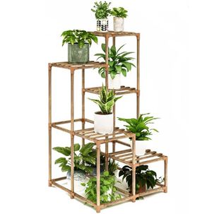 Estante Para Macetas Soporte De Plantas Huerto Decorativo