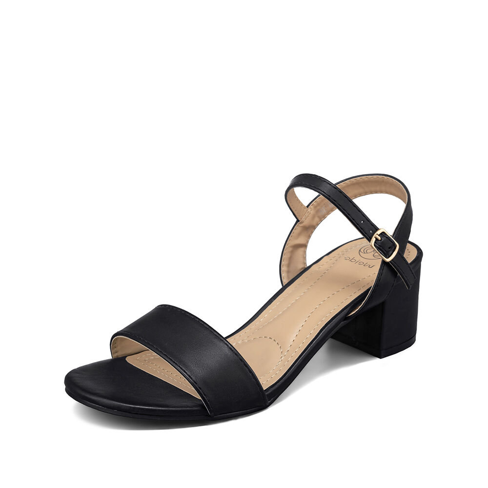 Sandalia Taco Grueso Casual Elegante Mujer Weide Js71b image number 4.0
