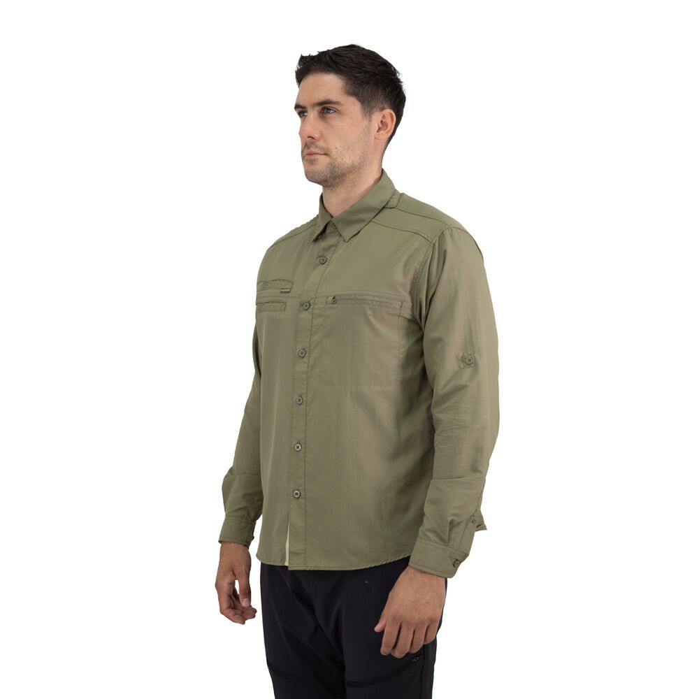 Camisa Hw Arizona Hombre Verde Oliva image number 5.0