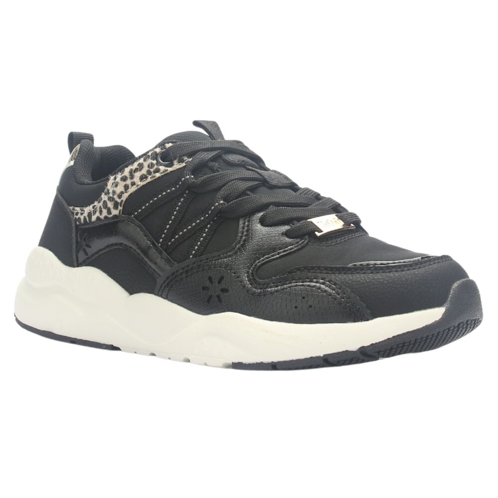 Zapatilla Mujer Chalada Glasgow-1 Negro Urbano image number 2.0