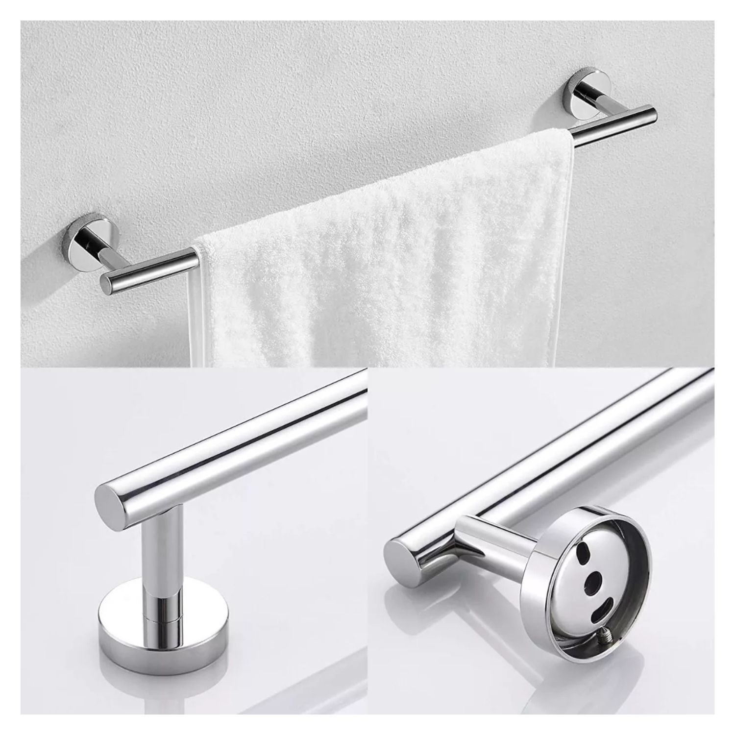 Set 4 Accesorios Manillas Soportes De Ba&ntilde;o Decoracion Hogar image number 1.0