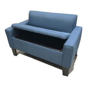 Mini Sill&oacute;n Ba&uacute;l Hvm Azul Petroleo