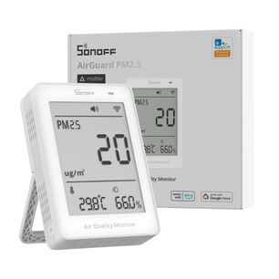 Monitor De Calidad De Aire Pm2.5 Wifi Matter Sonoff Airguard