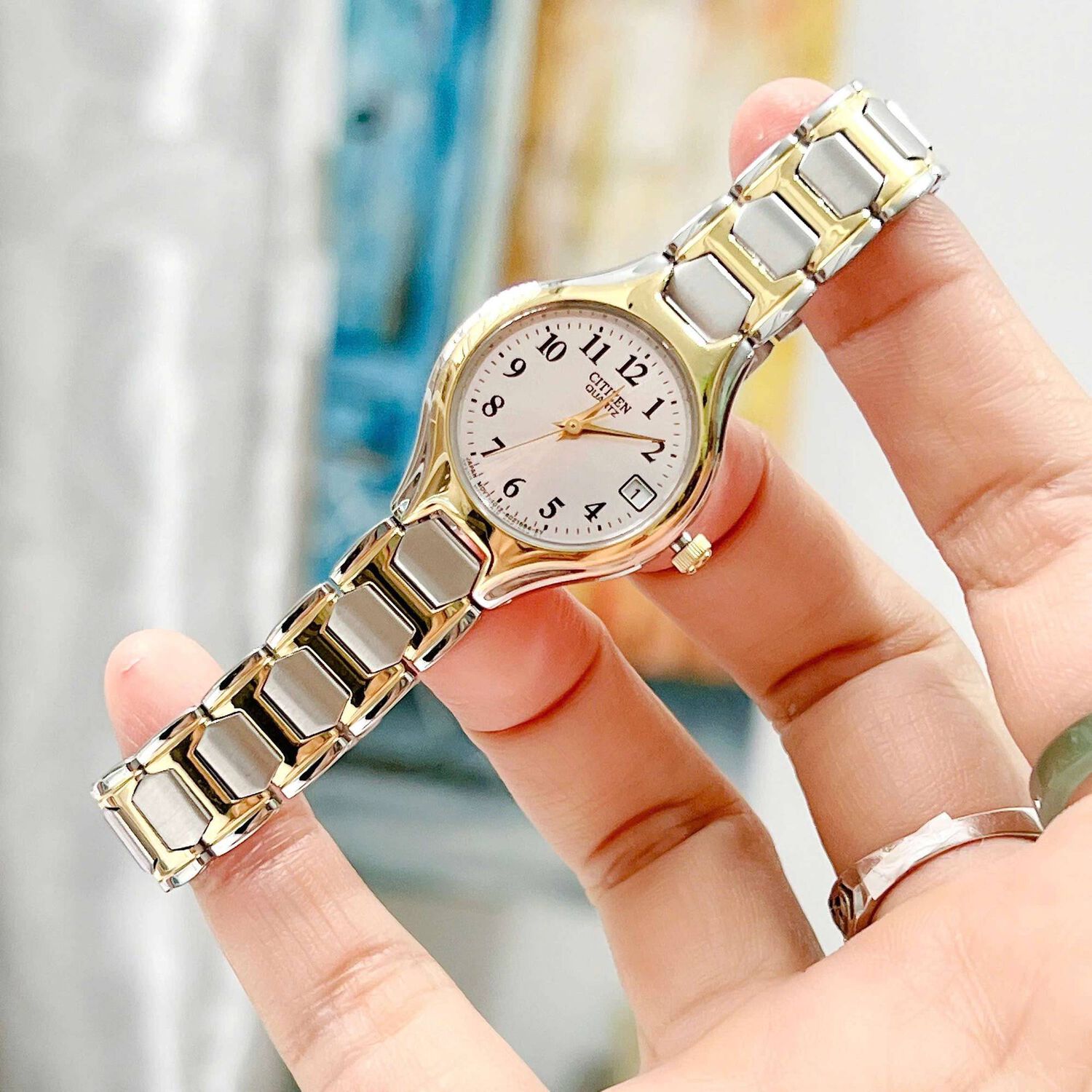 Reloj Citizen Mujer Eu2254-51a Analogo Quartz image number 1.0