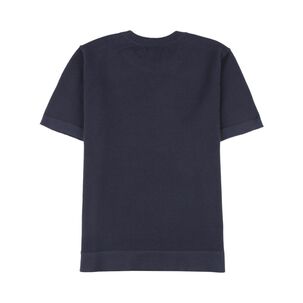 Polera Lisa Regular Manga Corta Cuello Redondo Hombre Az Black