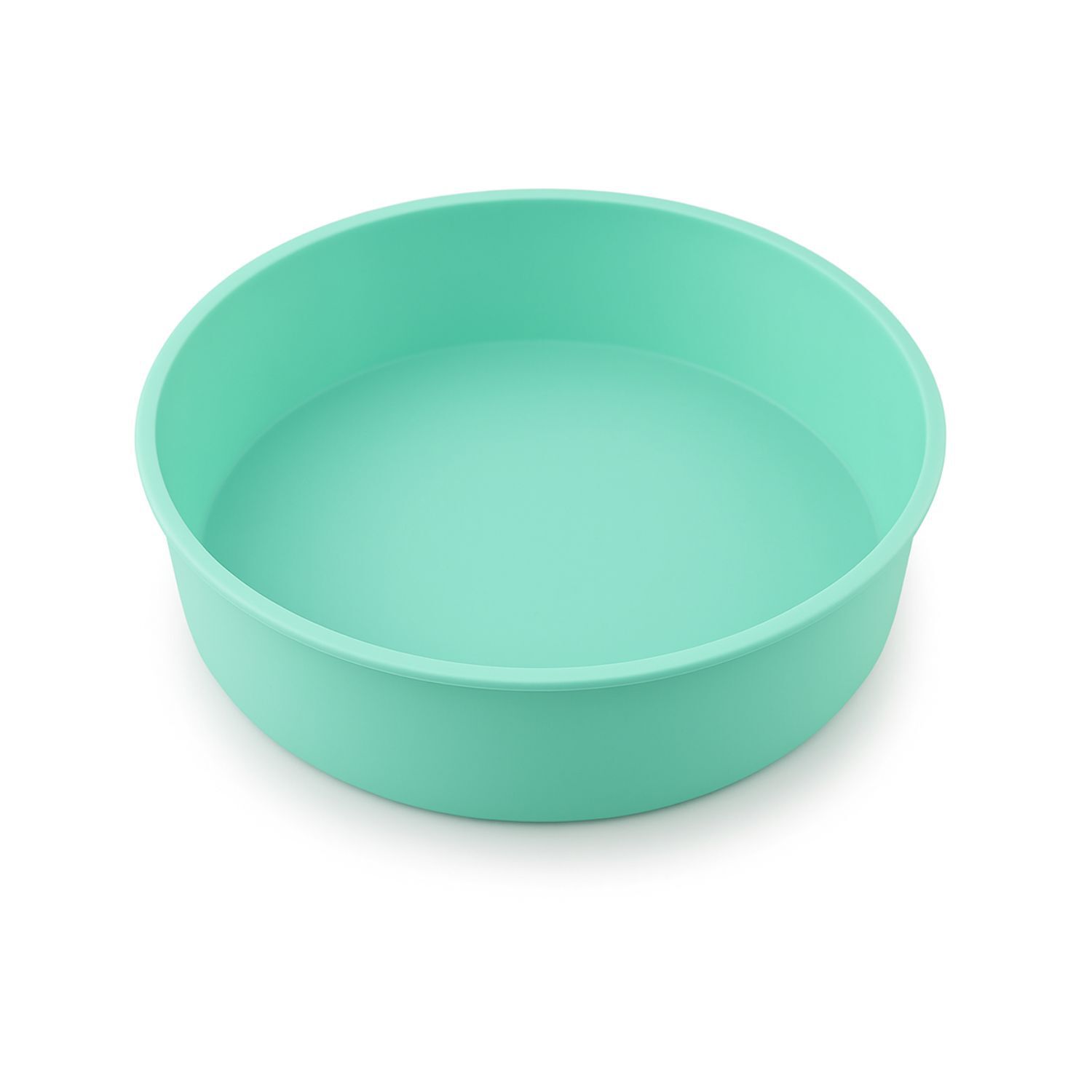 Molde De Silicona Redondo Turquesa Para Tortas Y Queques 20cm image number 0.0