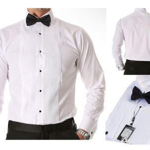 Camisa Blanca Plisada