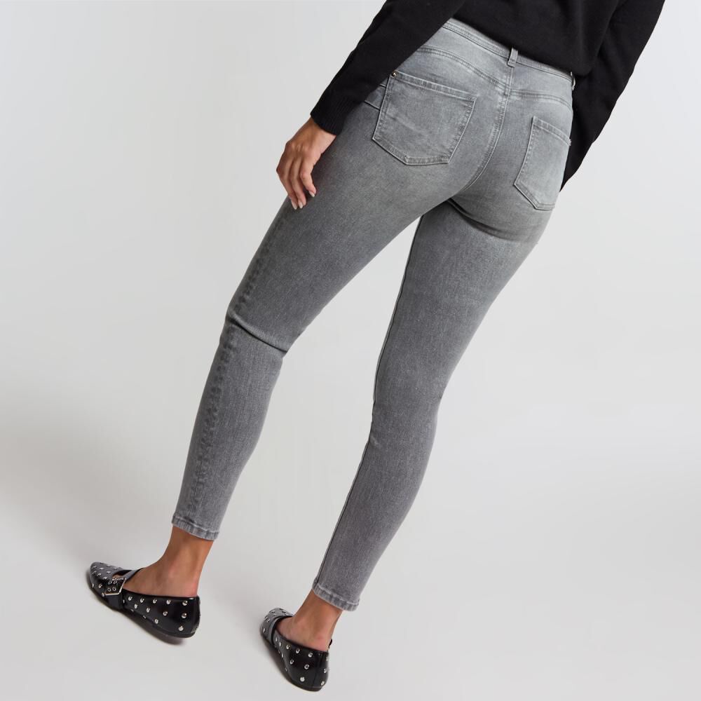 Jeans Tiro Alto Skinny Push Up Mujer Kimera image number 3.0