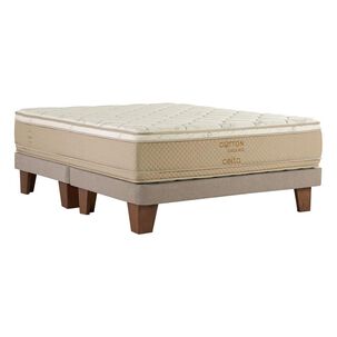 Cama Europea Celta Cotton Organic / Super King / Base Dividida