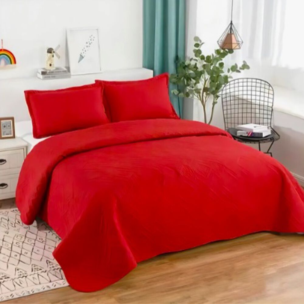 Cubrecama Quilt Rojo De Verano 2 Plazas image number 0.0