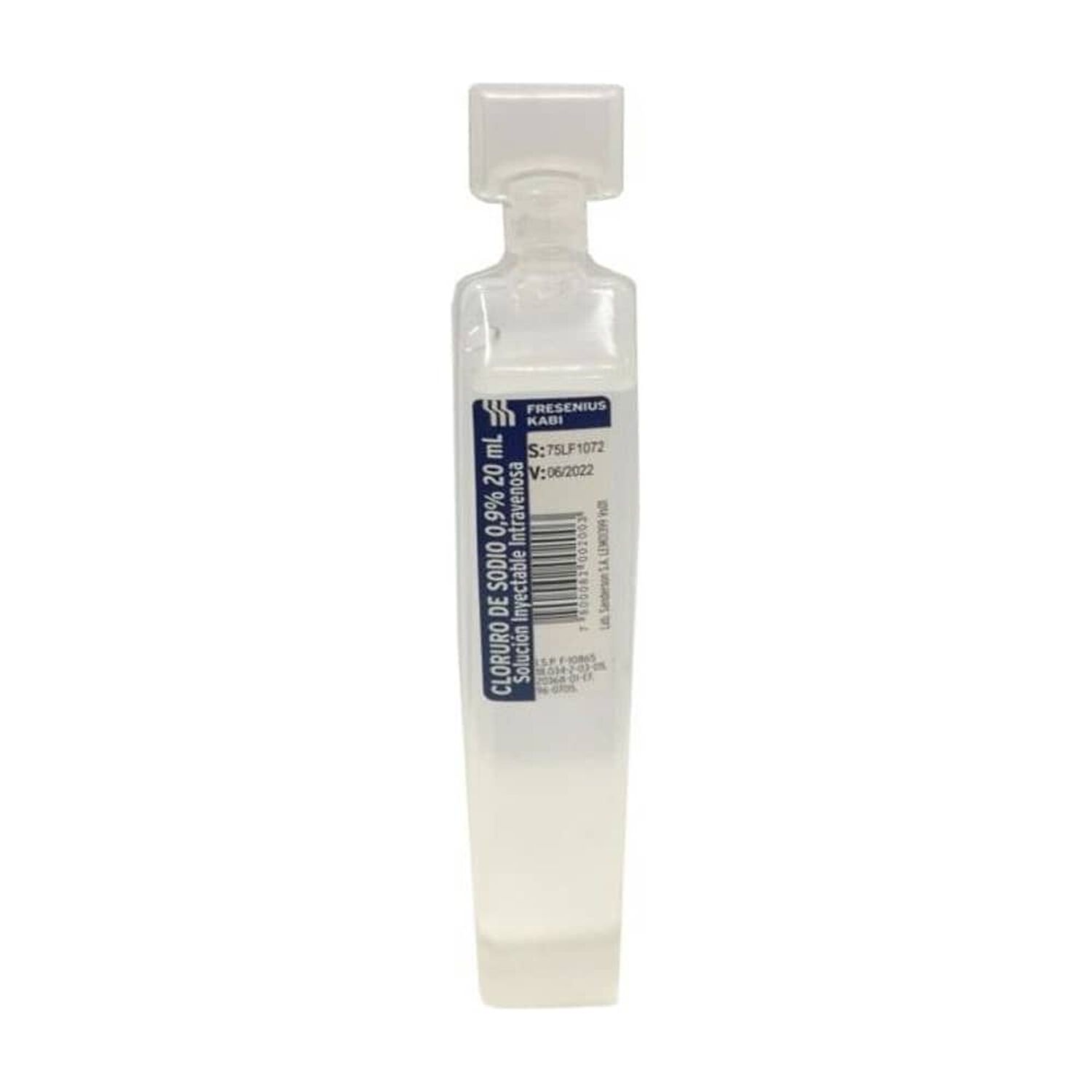 Suero Fisiol&oacute;gico 0,9% 20 Ml image number 0.0