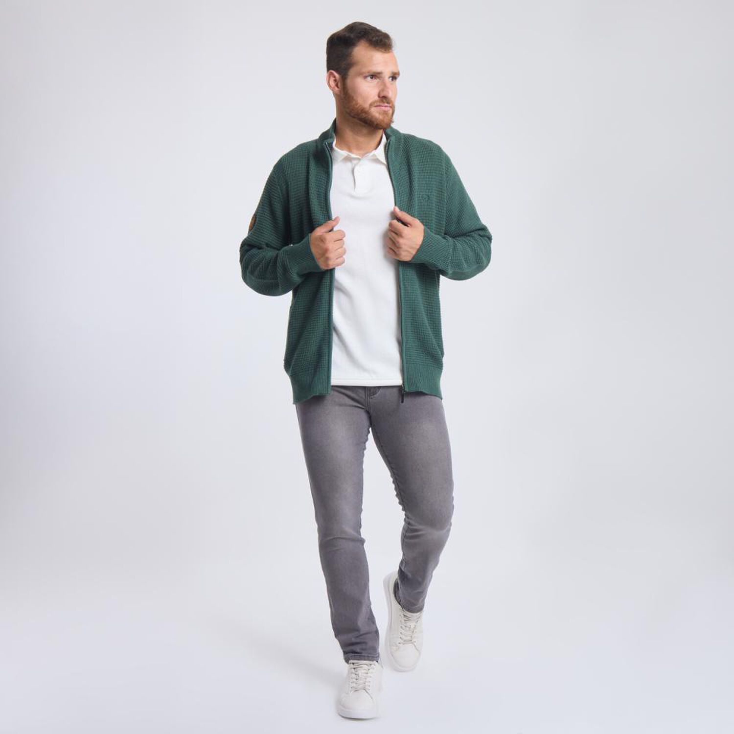 Sweater Regular Manga Larga Cuello Redondo Hombre Peroe image number 1.0