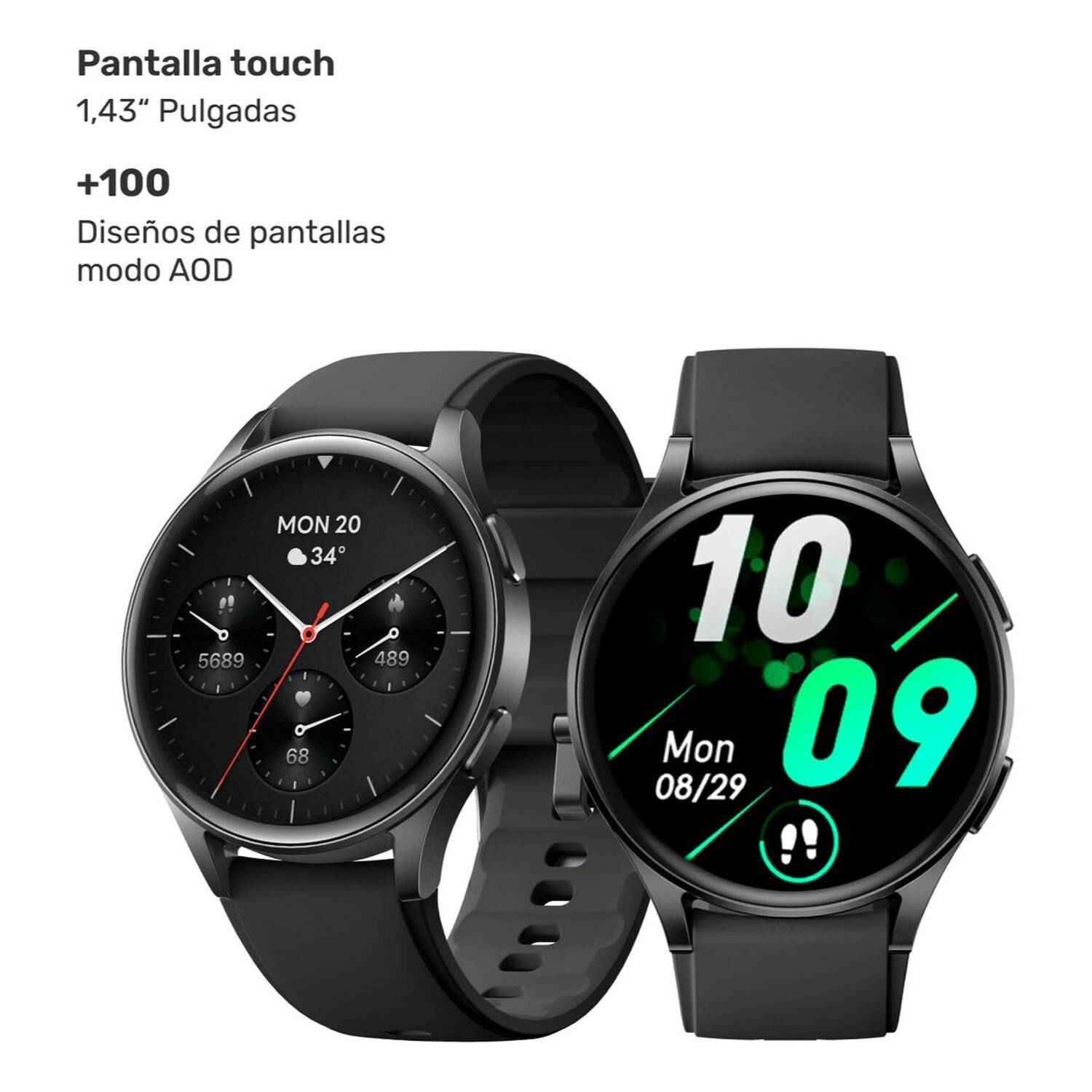 Reloj Smartwatch Lhotse Vibe 05 Gps Black 45mm image number 7.0