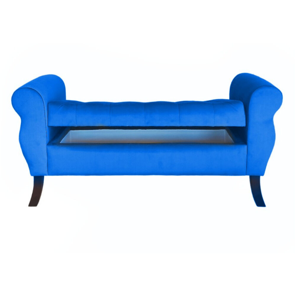 Banqueta Baul Diva Color Azul Rey image number 1.0