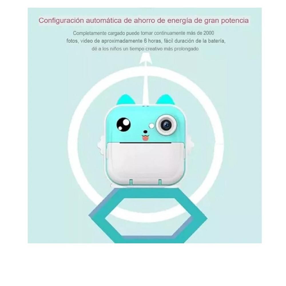Cámara Instantánea Niños Con Impresora Integrada image number 1.0