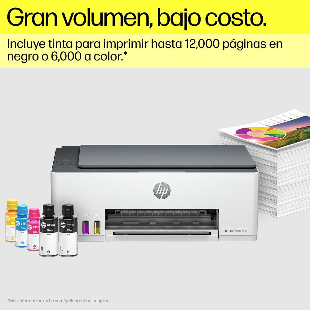 Impresora Multifuncional HP Smart Tank 520 image number 8.0
