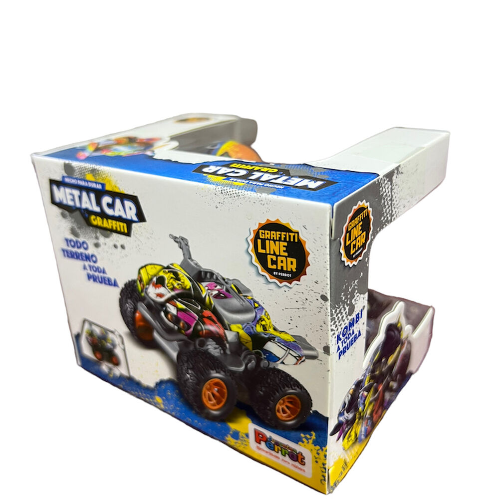 Auto | Camioneta | Moto Metalico Graffiti Juguete Fricción image number 13.0