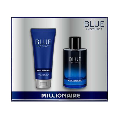 Set De Perfumería Blue Instinct Millionare / 95ml+100ml / Eau De Parfum + Edp 95ml + After Shave 100ml