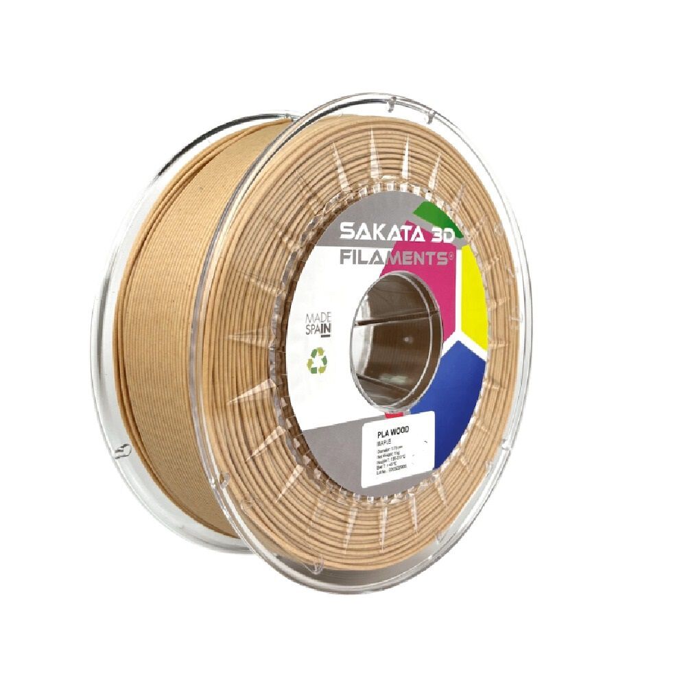 Filamento Sakata Pla Texture Madera Arce 1.75mm 1kg image number 0.0
