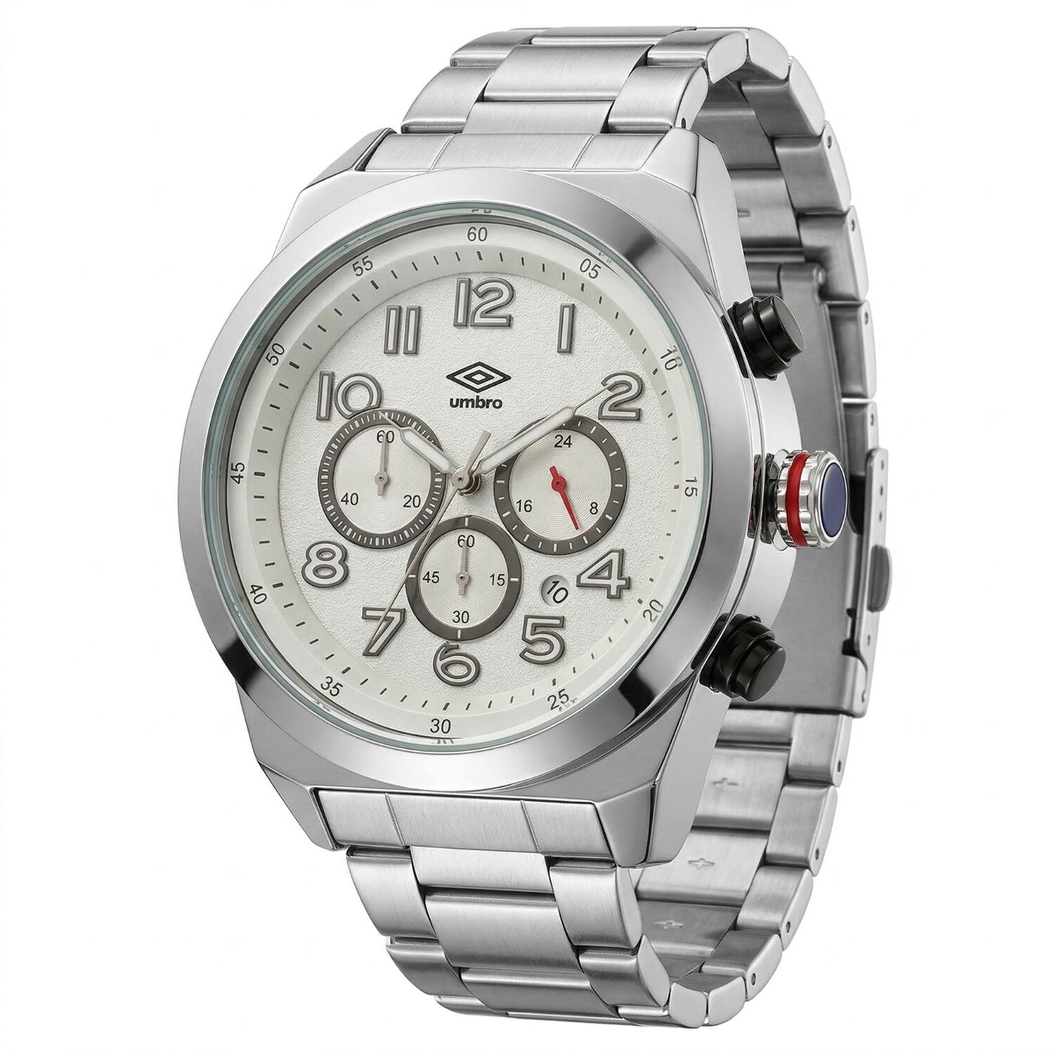 Reloj An&aacute;logo Hombre Umbro Plus Plateado Umbp-1500-123 image number 2.0