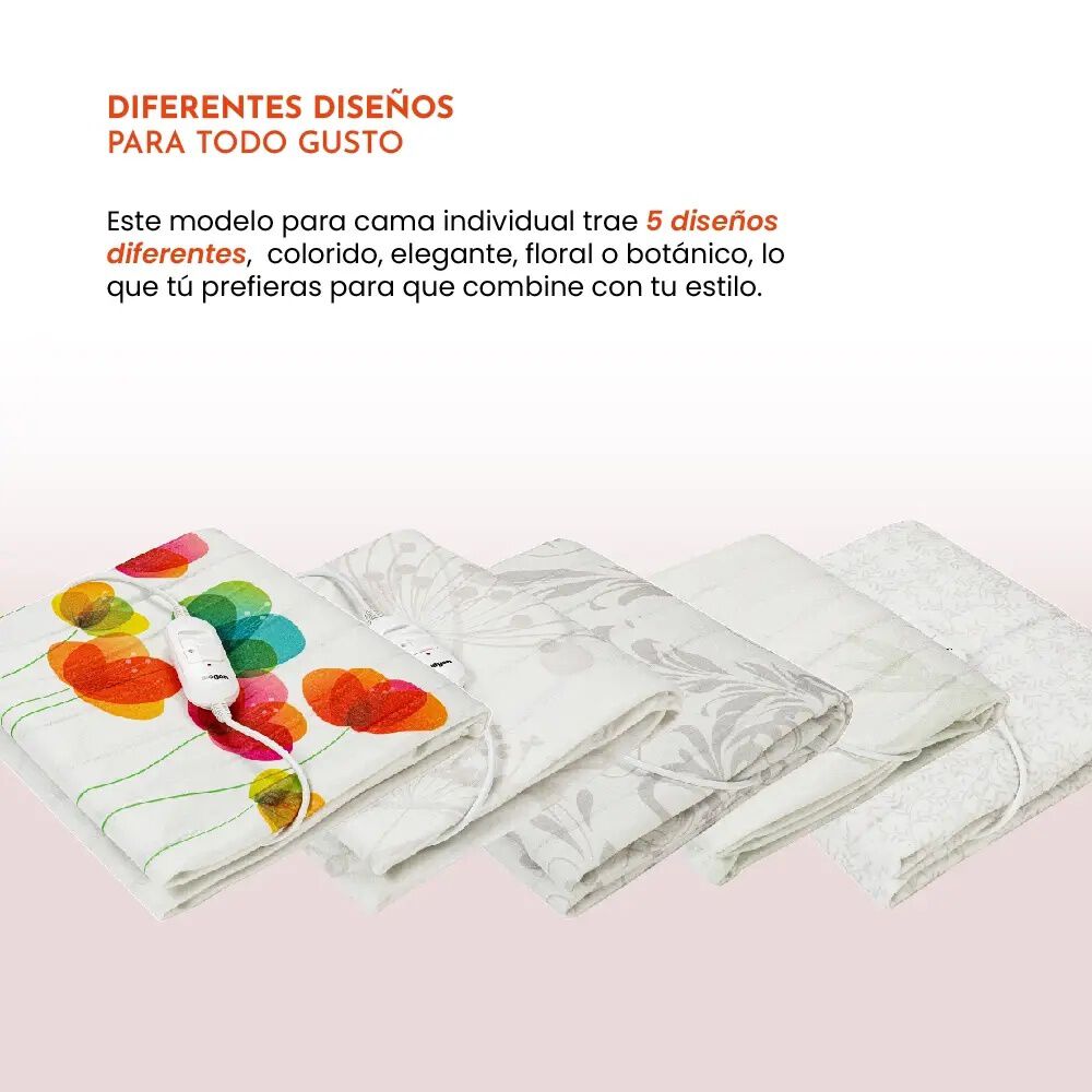 Calientacamas Siegen Sg-5120d4 150x80cm Dise&ntilde;o Elegante image number 2.0