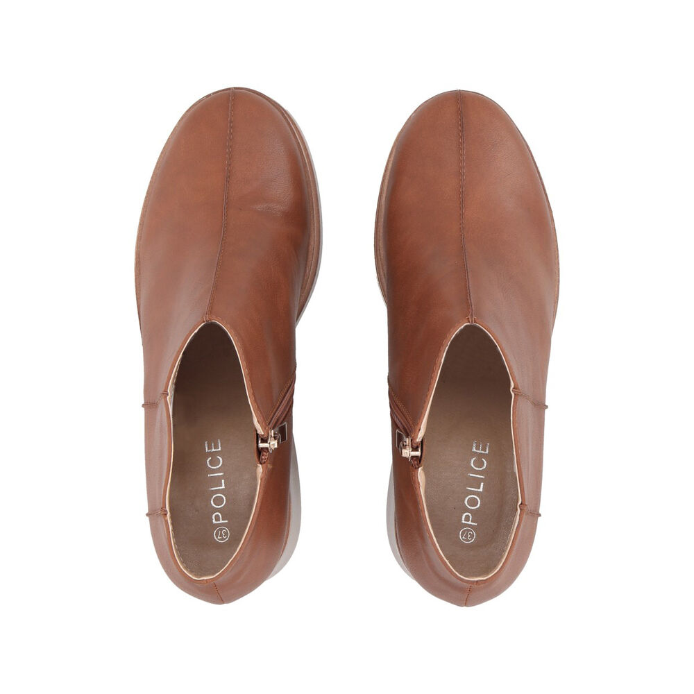 Botin Mujer Camel Plataforma Zeta Police image number 1.0