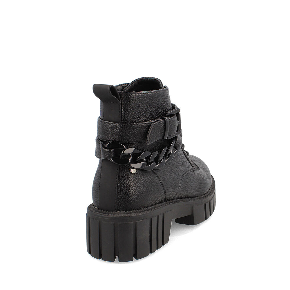 Botín Casual Mujer Bata Chummy Negro image number 3.0