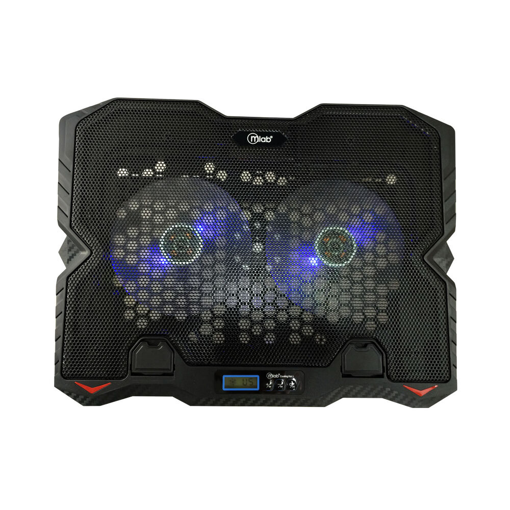 Base Ventilador Notebook Two Big Fan 12,5 Lcd Display Speeder Mlab image number 1.0