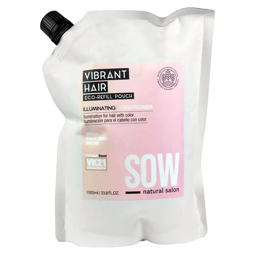 Acondicionador Sow Recargable Vibrant Hair Illuminating Vk21 1000ml image number 0.0