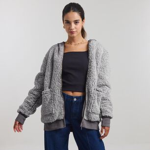 Poler&oacute;n Sherpa Cuello Alto Con Capucha Mujer Freedom