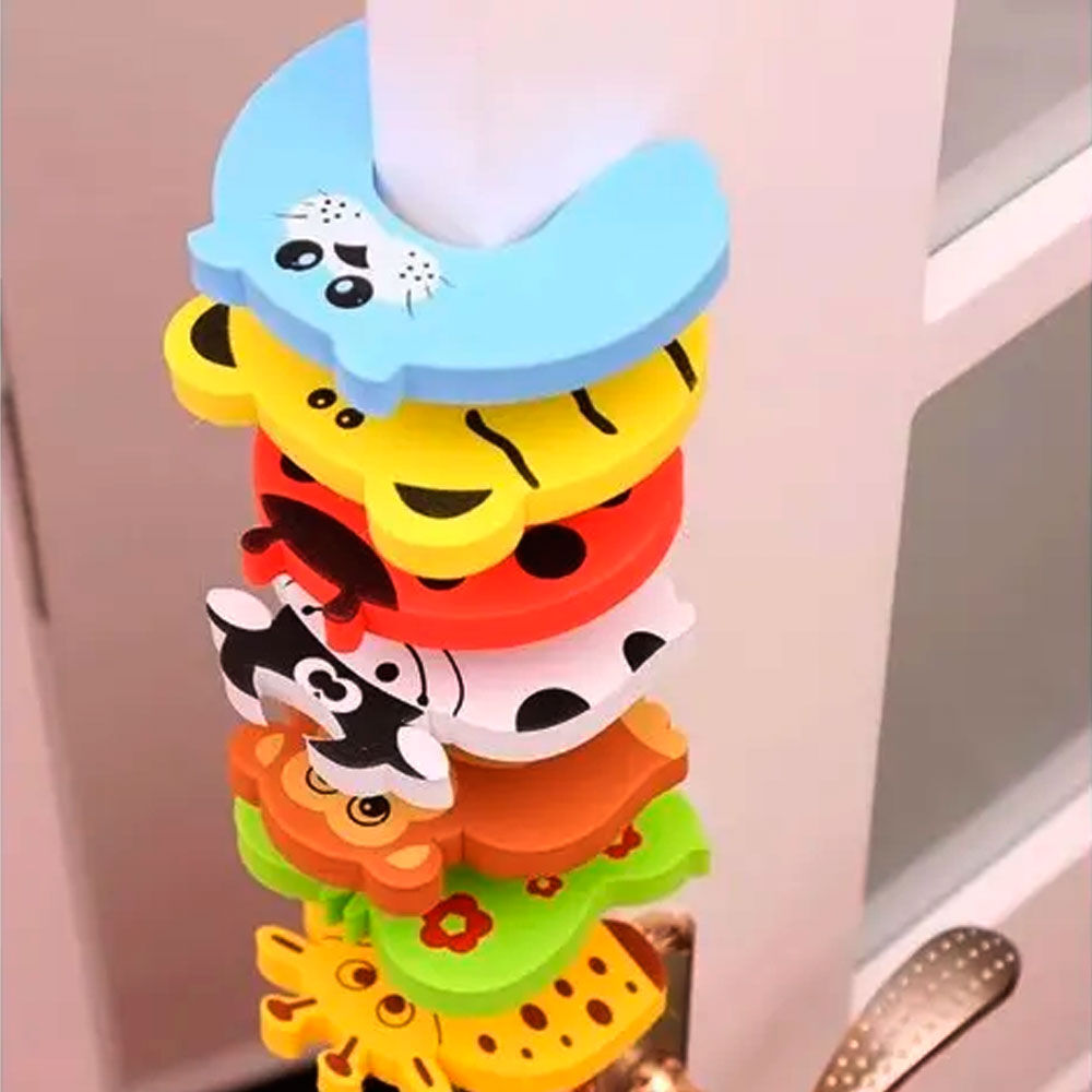 Protector Seguridad Topes Puerta Antigolpe Para Bebe Ni&ntilde;os image number 2.0