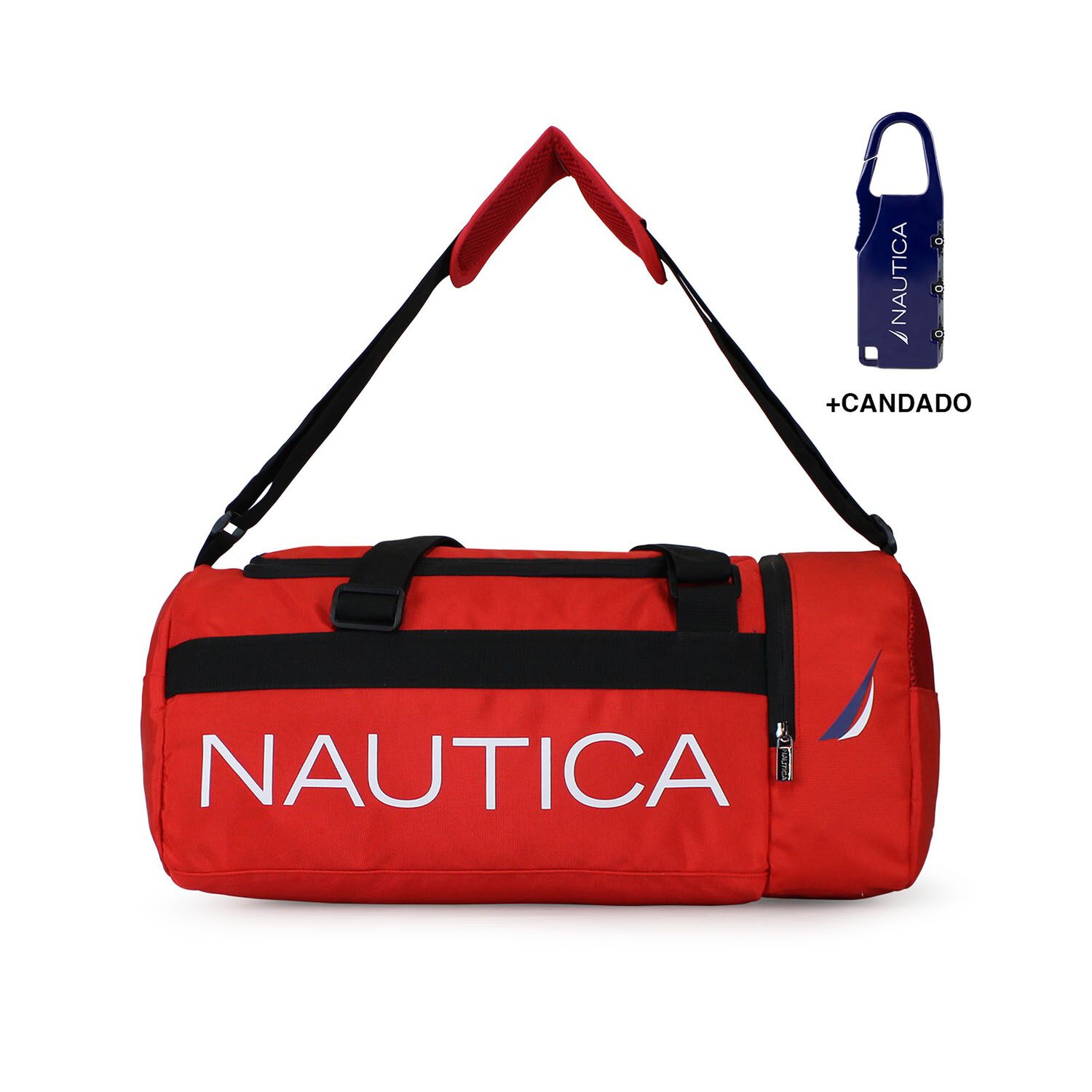 Bolso Valar Rojo Nautica + Candado image number 0.0