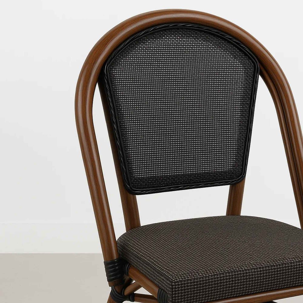 Silla Bistro Parisina Textileno - Caf&eacute; Oscuro image number 12.0