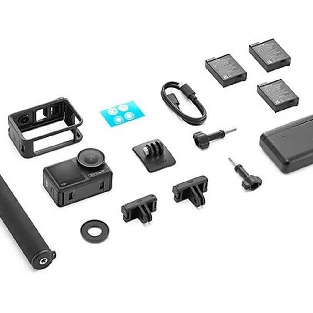 Dji Osmo Action 4 Adventure Combo C&aacute;mara Deportiva 4k, Sumergible Hasta 18 M, 2 Pantallas T&aacute;ctiles, Negro image number 3.0