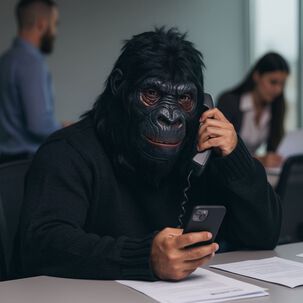 M&aacute;scara L&aacute;tex Gorila Realista Disfraz Adulto Halloween