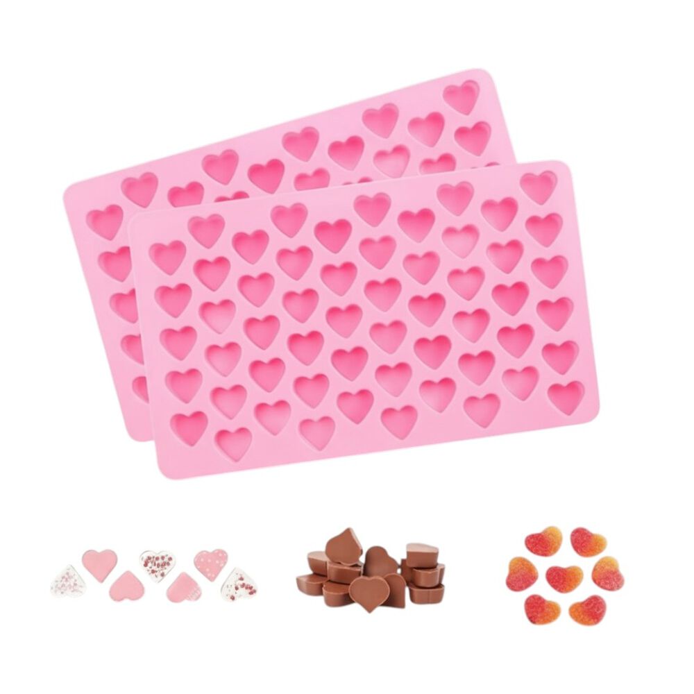 Molde Silicona 55 Mini Corazones Pastillas, Gomitas Estoykuk image number 0.0