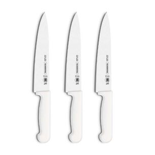 Set 3 Cuchillos Carnicero Tramontina 8 Pulgadas Profesional