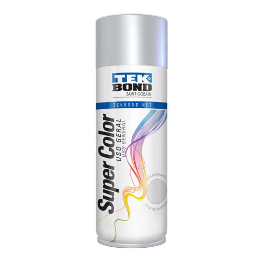Pintura Spray 400ml Uso General Aluminio - Tekbond image number 0.0