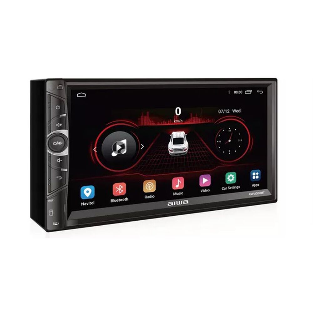 Radio Para Auto Aiwa Modelo Aw-a502bt 2 Din Android Touch Hd De 7'' Color Negro image number 1.0