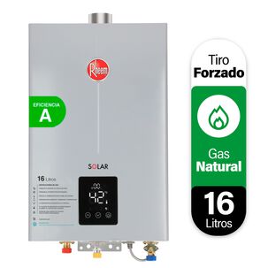 Calefont 16 Litros Gas Natural Tiro Forzado Rheem