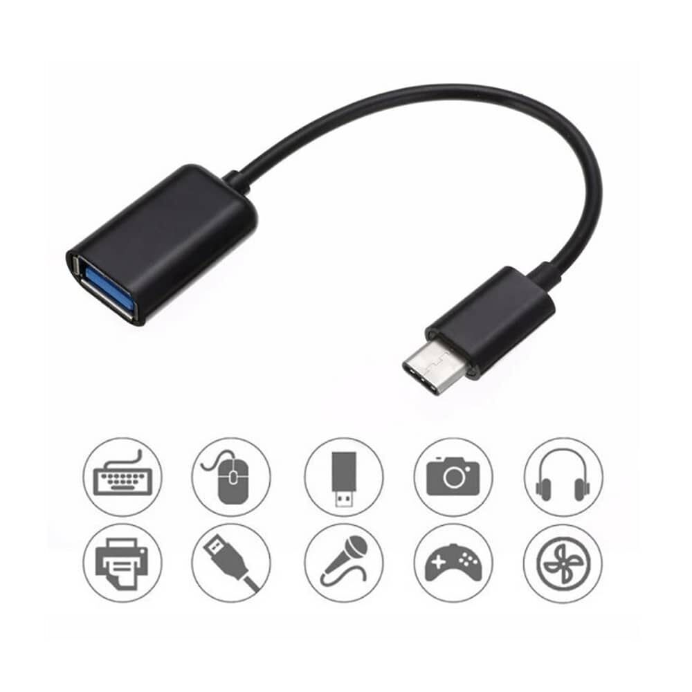 Adaptador Cable Tipo C A Usb Conversor Tipo C Macho A Usb Normal Hembra Celulares image number 4.0