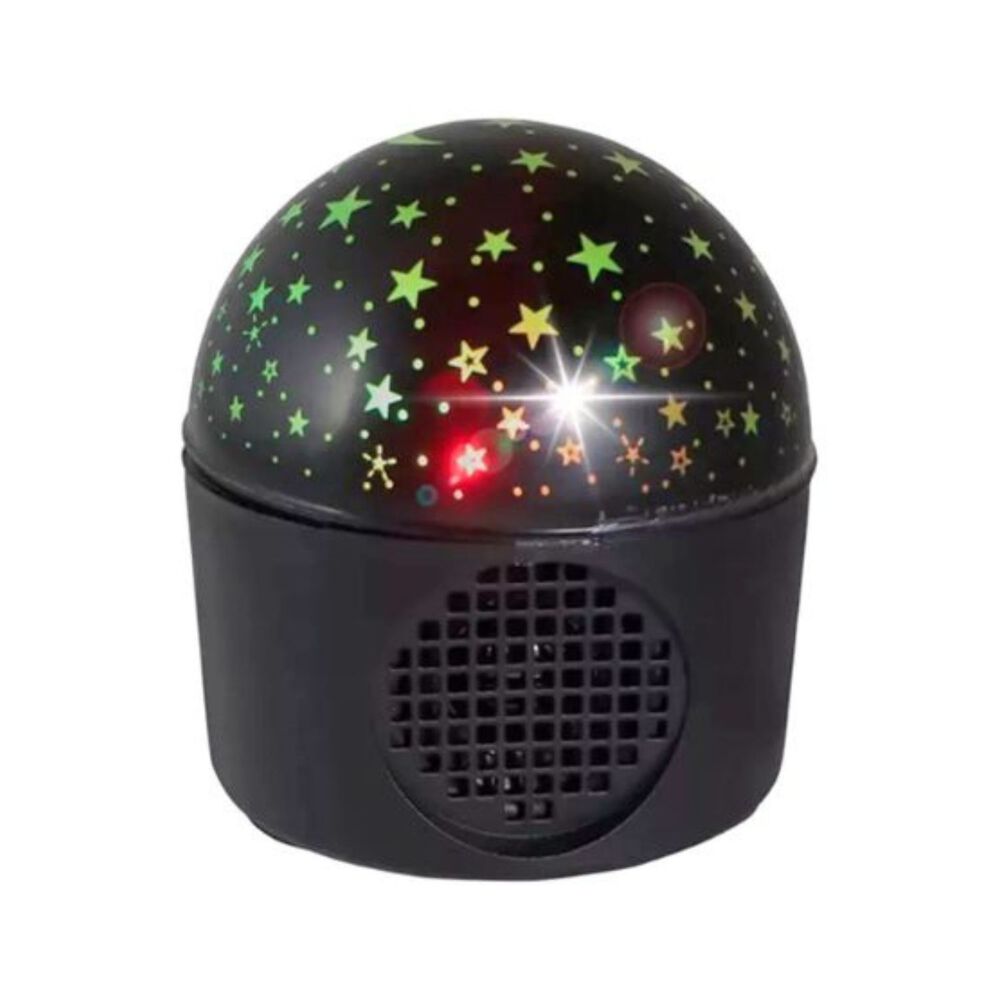 Lampara Parlante Usb Proyector Giratoria Luna Estrellas image number 2.0