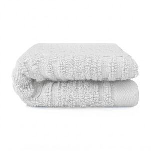 Toalla De Cara Savoy Nautica 100% Algod&oacute;n 30x50cm Hipoalerg&eacute;nica Gris