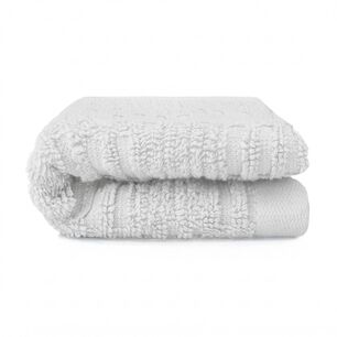Toalla De Cara Savoy Nautica 100% Algod&oacute;n 30x50cm Hipoalerg&eacute;nica Gris