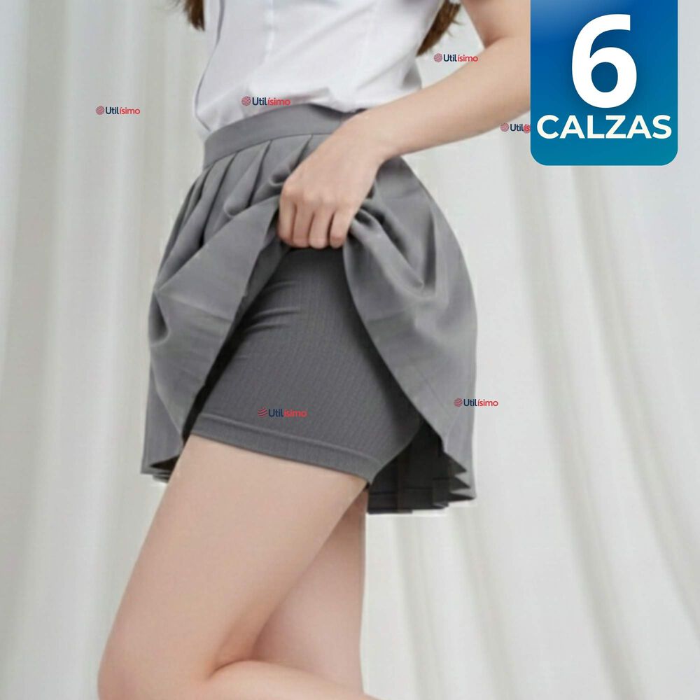 Pack 6 Calzas Cortas Escolar Pata Deportivas Juvenil Color Gris image number 0.0